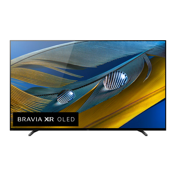 Sony BRAVIA OLED KD-65AG8 Reference Manual