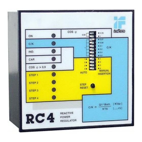 ITALFARAD RC4 Operating Instructions Manual