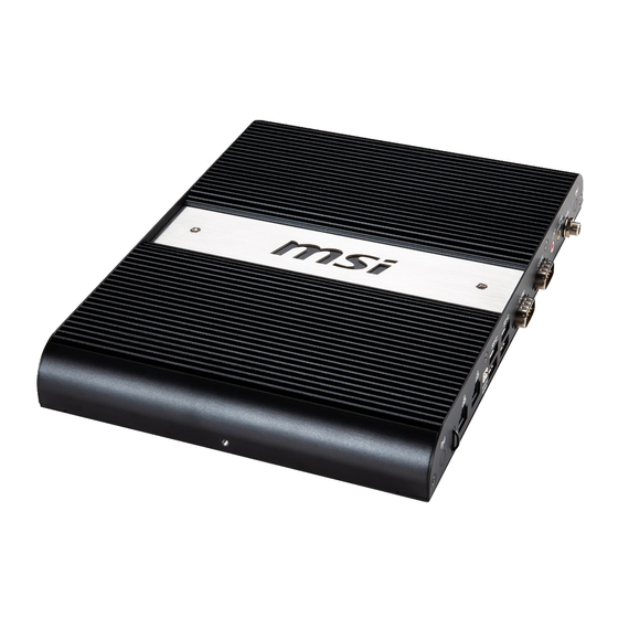 MSI WindBOX MS-9B05 Manual