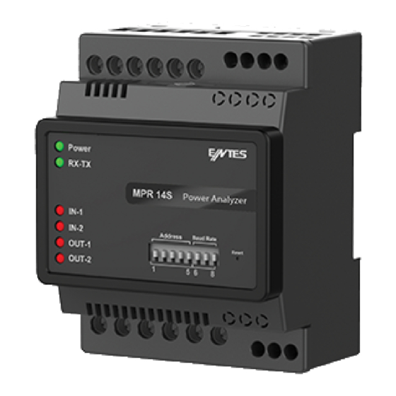 Entes MPR-1 Series User Manual