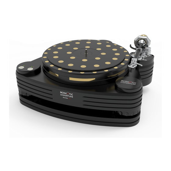 Acoustic Signature Ascona MK3 Instruction Manual