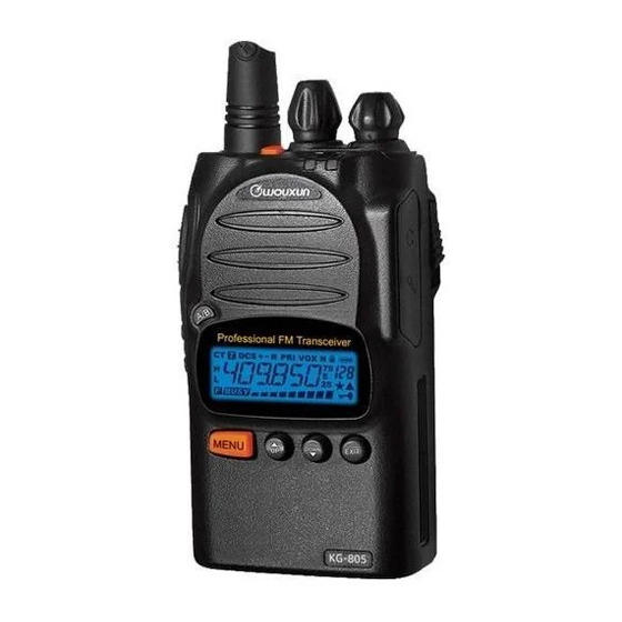 Wouxun GENOAK KG-805G User Manual