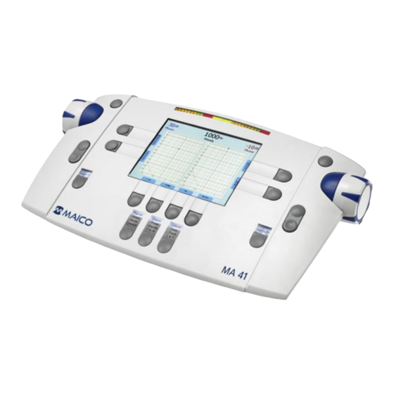 Maico MA 41 Quick Manual