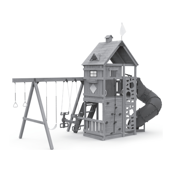 PLAYSTAR FACTORY BUILT RIDGELINE PS 73211 Safety Manual & Assembly Instructions
