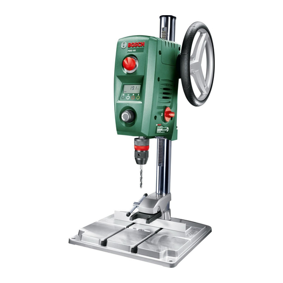 Bosch PBD 40 Original Instructions Manual