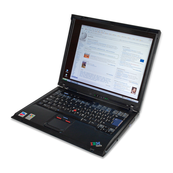 IBM ThinkPad R50 Series Service And Troubleshooting Manual