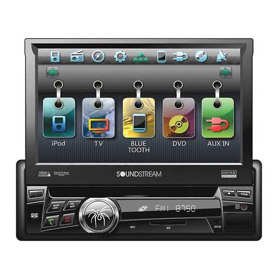 Soundstream VR-750NB Owner's Manual