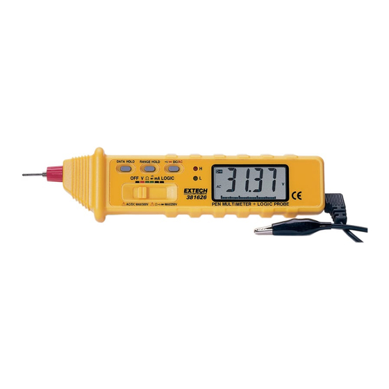 Extech Instruments 381626 User Manual