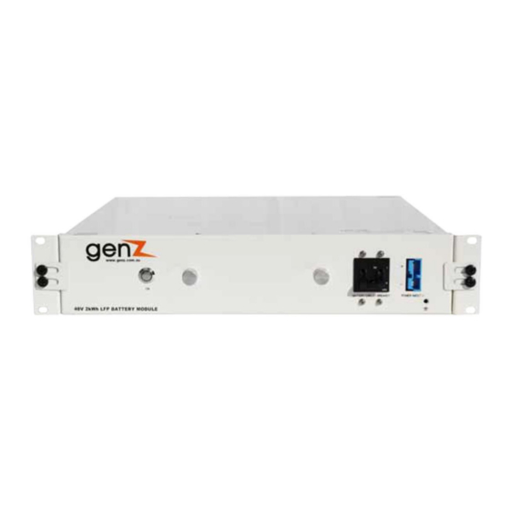 genz III Series Product Manual