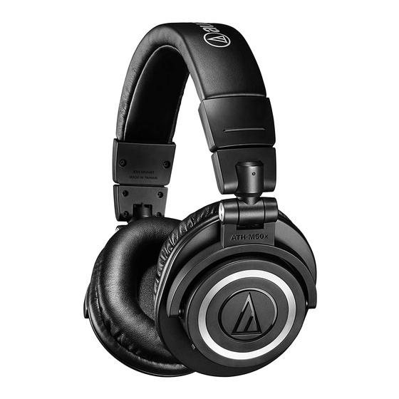 Audio Technica ATH-M50xBT User Manual