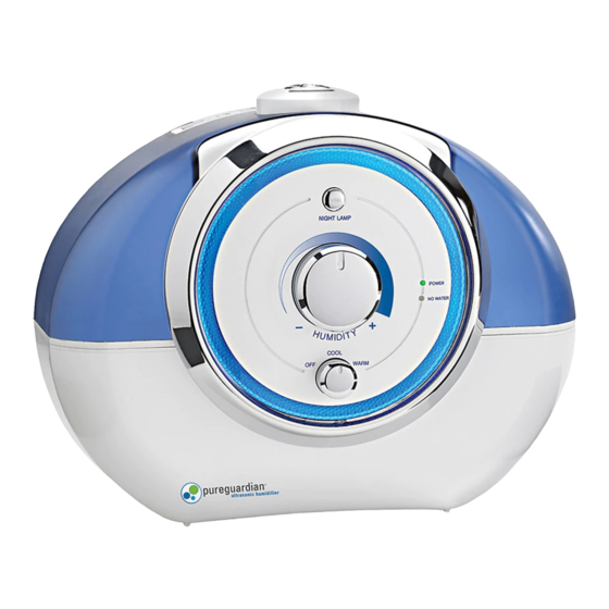 pureguardian H1500 Use & Care Instructions