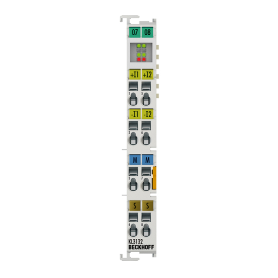 Beckhoff KS31 2 Series Manual