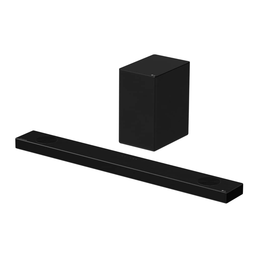 LG SP9YA - 5.1.2 Channel Sound Bar with Dolby Atmos Simple Manual