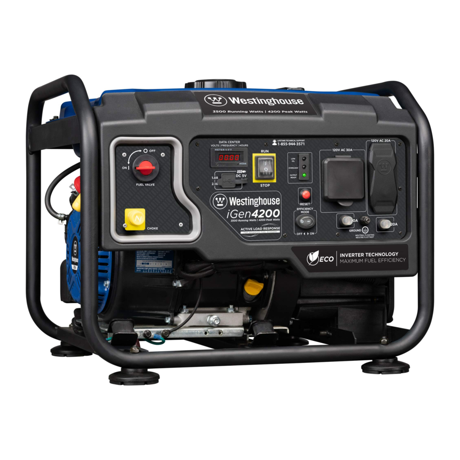 Westinghouse iGen4200 - Inverter Generator Manual