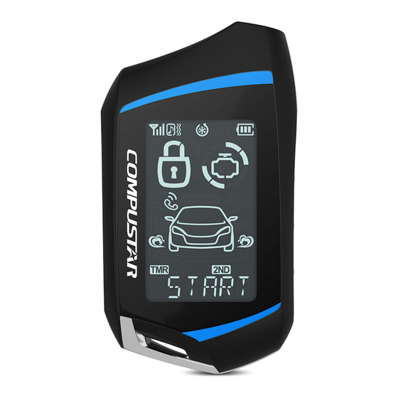Firstech RF-2WT9R-FM Quick Start Card