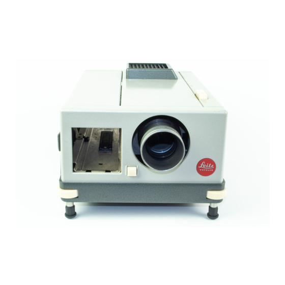 LEITZ PRADOVIT-F Instructions Manual
