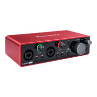 FOCUSRITE SCARLETT 2I2 USER MANUAL Pdf Download | ManualsLib