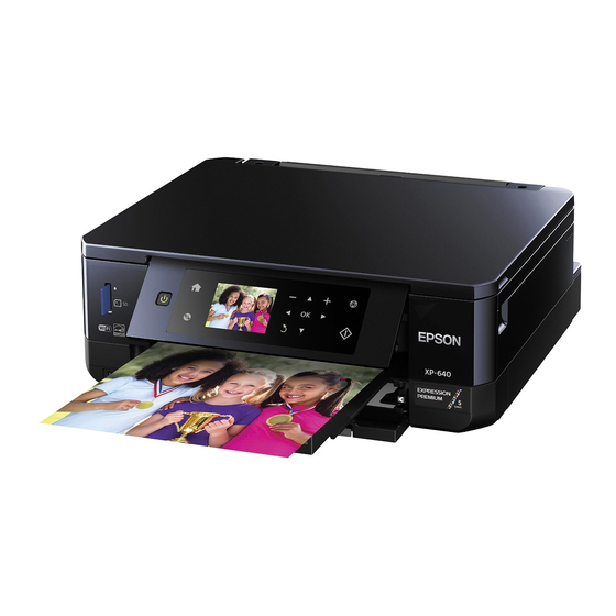 Epson XP-640 small-in-one Manuals