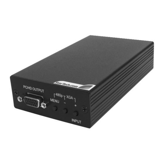 StarTech.com VCSVIDVGA Instruction Manual