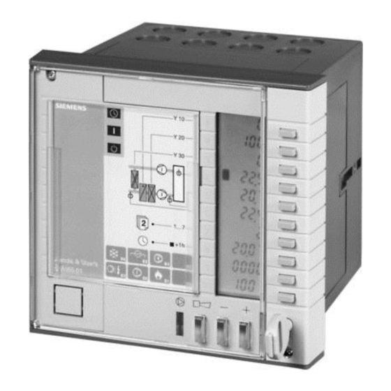 Siemens AEROGYR RWI65.01 Manual