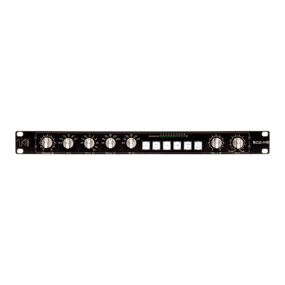 TK Audio BC2-ME Quick Start Manual
