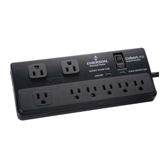 Emerson PSS Surge Protector Specifications