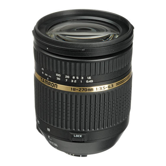 Tamron AF18-270mm F/3.5-6.3 Di VC Information Sheet