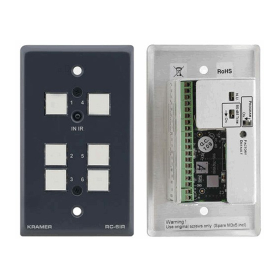 Kramer RC-6IR User Manual
