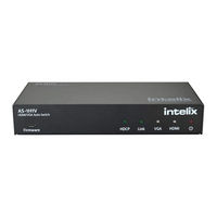Intelix AS-1H1V Installation And Operation Manual