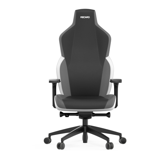 RECARO Rae Operating Instructions Manual