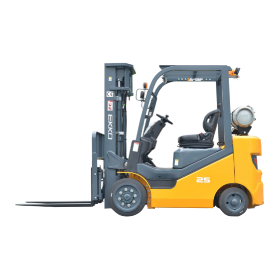 EKKO EK25SLP Operation And Maintenance Manual