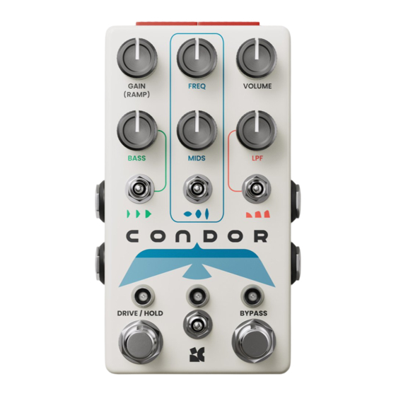 Chase Bliss Audio Condor HiFi User Manual