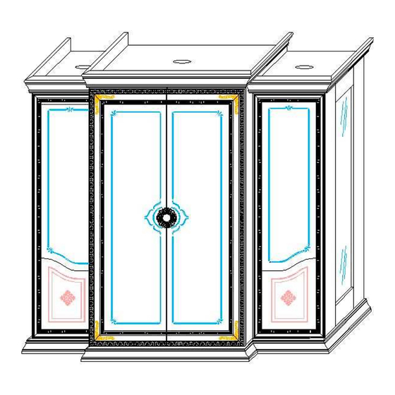 Arredoclassic Leonardo 4/DOORS CHINA CABINET Assembling Instruction