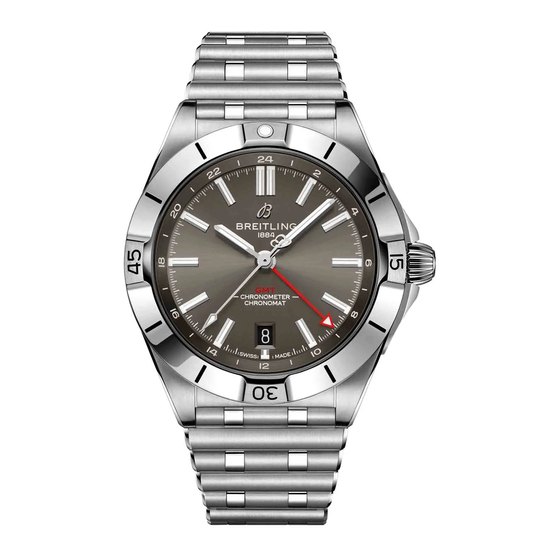 Breitling CHRONOMAT AUTOMATIC GMT 40 Instructions For Use Manual
