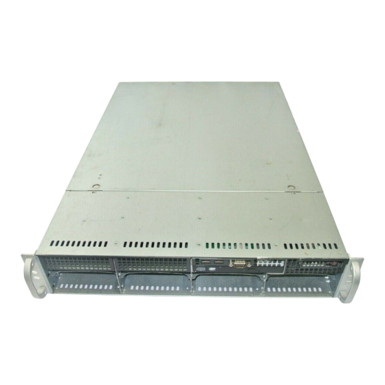 Supero SUPERSERVER 6025W-NTR+ Manuals