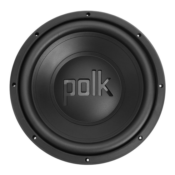 Polk Audio DXi1240 Manuals
