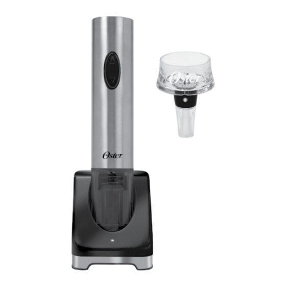 Oster Deluxe Electric Wine Opener plus Wine Aerator How To Use Manual