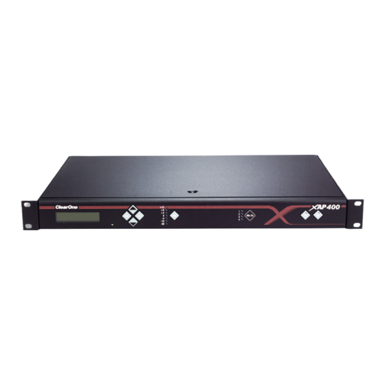 ClearOne XAP 400 Installation & Operation Manual