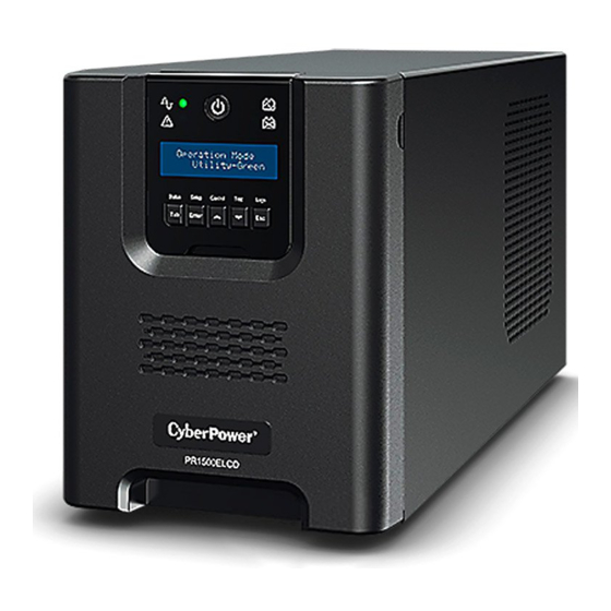 Cyber Power PR1000ELCD User Manual