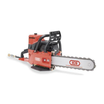 ICS 633GC Gas Concrete Saw Manuals
