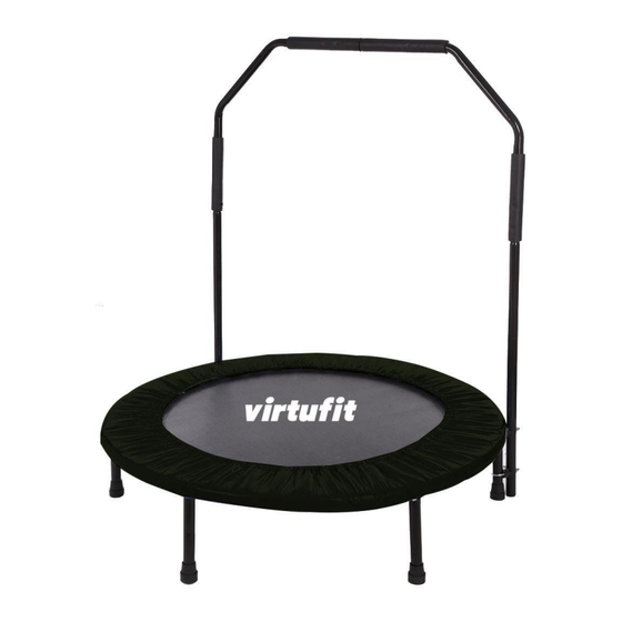 VIRTUFIT Foldable Fitness Trampoline User Manual