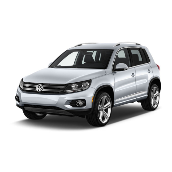 Volkswagen Tiguan 2017 Maintenance Manual