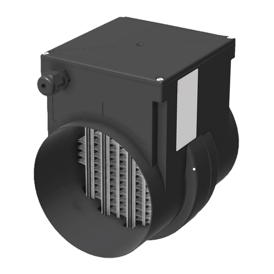 SystemAir PTC - DN125 Installation And Operating Instructions Manual