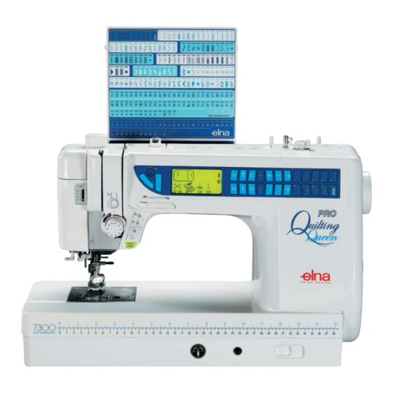 ELNA 7300 Instructions Manual