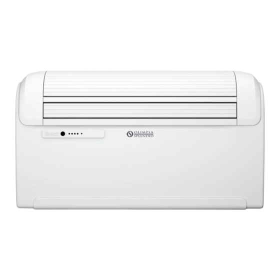 Olimpia splendid Unico Edge 30 SF EVA Instructions For Use And Maintenance Manual