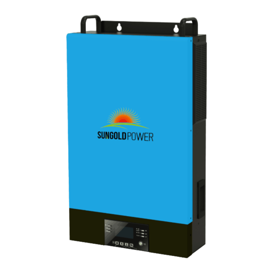 Sun Gold Power 6000W 48V Hybrid Solar Inverter Split Phase 120/240VAC User Manual