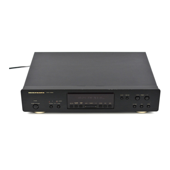 Marantz ST6000 User Manual