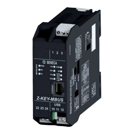 Seneca Z-KEY-MBUS Installation Manual