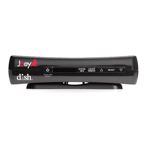 Dish Network Joey Getting Started Manual