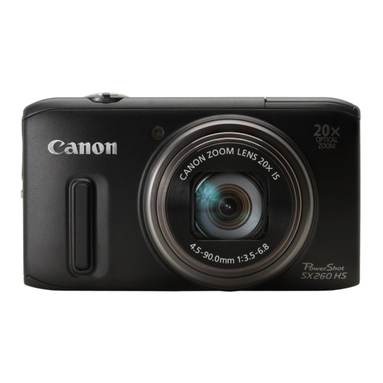Canon PowerShot SX260 HS User Manual
